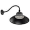 Nuvo LED Gooseneck, 30W/40W/50W, CCT Selectable 3K/4K/5K, Black, 120-277V, With Photocell 65/661 - alternate 1